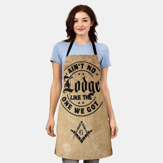 Freemason Schürze (Getragen)