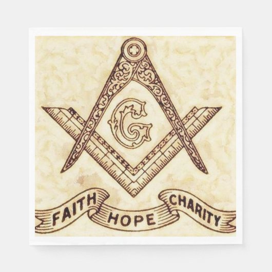 Freemason Serviette (Vorderseite)