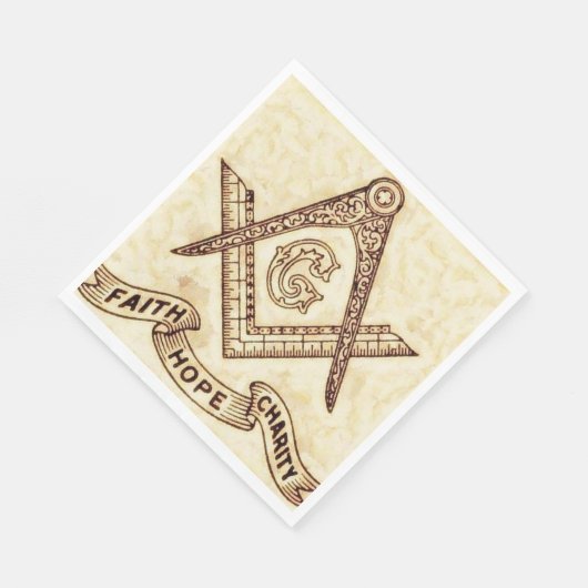 Freemason Serviette (Ecke)