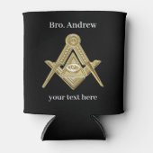 Freemason Square und Compass Masonic Dosenkühler (Vorderseite)