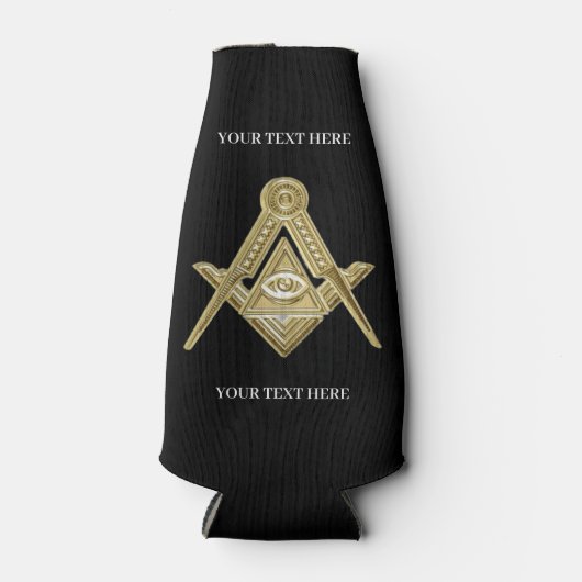 Freemason Square und Compass Masonic Flaschenkühler (Vorderseite)