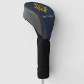 Freemason Square und Compass Masonic Gift Golfer Golf Headcover (angewinkelt)