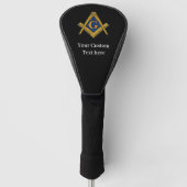 Freemason Square und Compass Masonic Gift Golfer Golf Headcover (Vorderseite)