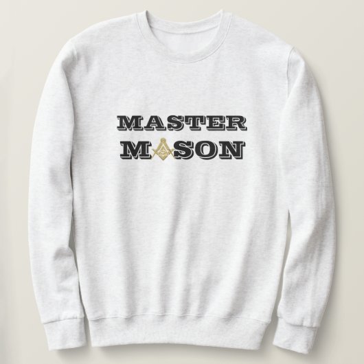 Freemason Square und Compass Master Mason Sweatshirt (Design vorne)
