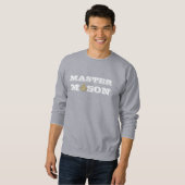 Freemason Square und Compass Master Mason Sweatshirt (Vorne ganz)