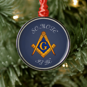 Freemason Square und Compass Wohltätigkeit Masonic Ornament Aus Metall