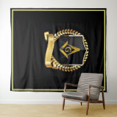 Freemason Tapestry Wandteppich (Beispiel (Horizontal))