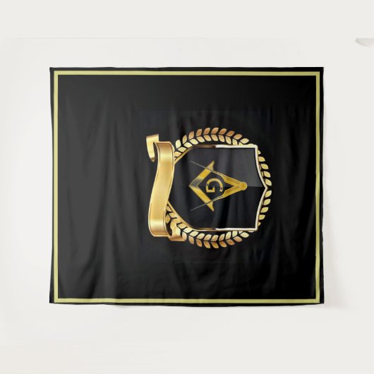 Freemason Tapestry Wandteppich (Vorderseite (Horizontal))