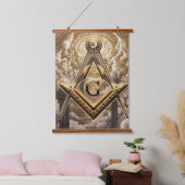Freemason Tapestry Wandteppich Mit Holzrahmen (Schlafzimmer)