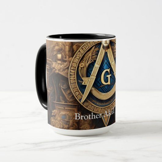 Freemason Tasse (Vorderseite Links)