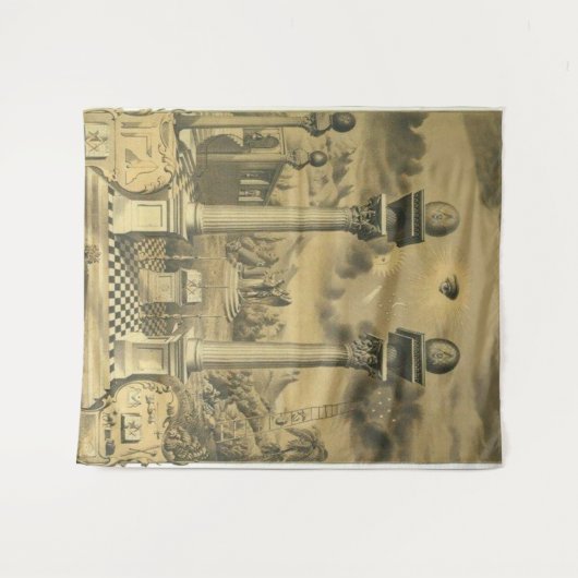 Freemason Wandteppich (Vorderseite (Horizontal))