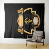 Freemason Wandteppich (Beispiel (Horizontal))