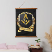 Freemason Wandteppich Mit Holzrahmen (Schlafzimmer)