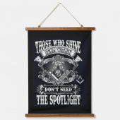 Freemason Wandteppich Mit Holzrahmen (Vorderseite)