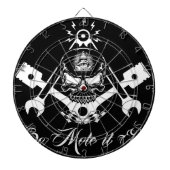 Freemason-Widows-Sons-Masonic-Hotrod-Logo-20160407 Dartscheibe (vorne)