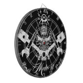 Freemason-Widows-Sons-Masonic-Hotrod-Logo-20160407 Dartscheibe (Vorderseite Links)