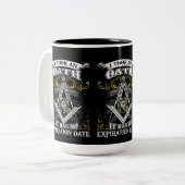 Freemason Zweifarbige Tasse (Vorderseite Links)