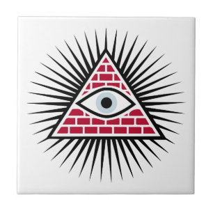 Freemasonauge Fliese