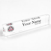 Freemasonauge Namensplakette
