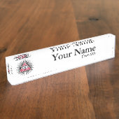 Freemasonauge Namensplakette (Seite)