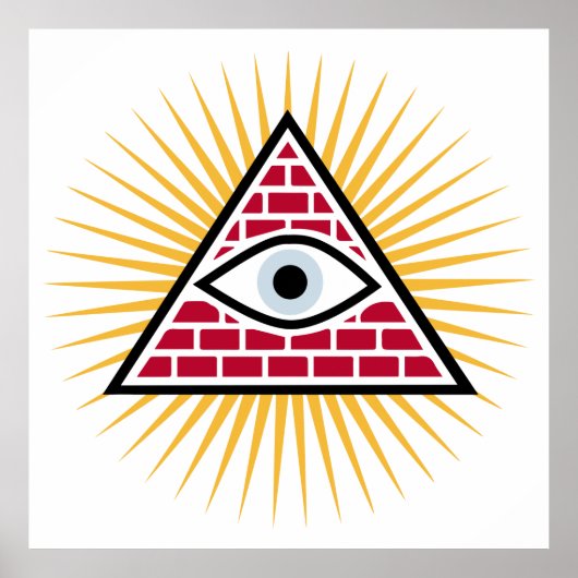 Freemasonauge Poster (Vorne)
