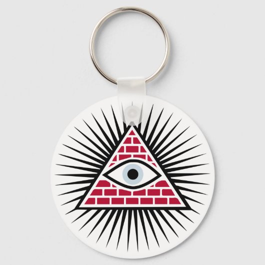 Freemasonauge Schlüsselanhänger (Vorderseite)