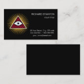 Freemasonauge Visitenkarte (Vorne/Hinten)