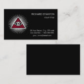 Freemasonauge Visitenkarte (Vorne/Hinten)