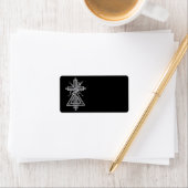 Freemasonenkreuz Adressaufkleber (Insitu)