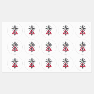 Freemasonenkreuz Etiketten