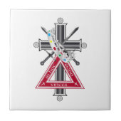Freemasonenkreuz Fliese (Vorderseite)