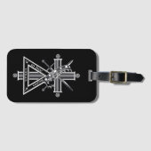 Freemasonenkreuz Gepäckanhänger (Vorderseite (Horizontal))