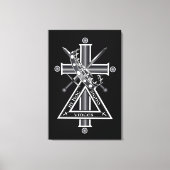 Freemasonenkreuz Leinwanddruck (Vorderseite)