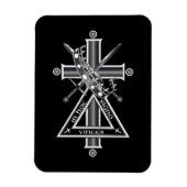 Freemasonenkreuz Magnet (Vertikal)