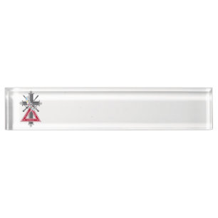 Freemasonenkreuz Namensplakette