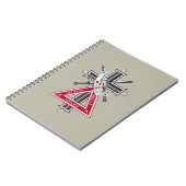 Freemasonenkreuz Notizblock (Linke Seite)