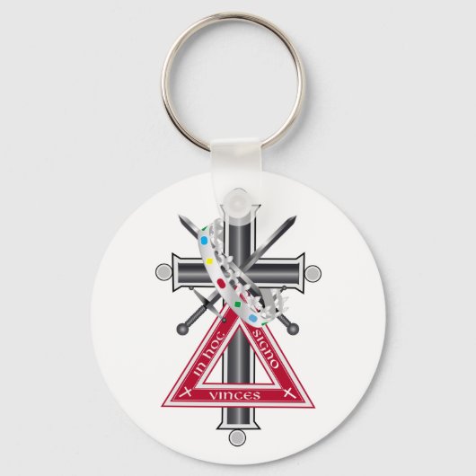 Freemasonenkreuz Schlüsselanhänger (Vorderseite)