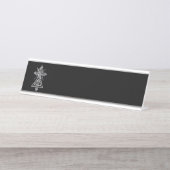 Freemasonenkreuz Schreibtischnamensplakette (Vorderseite )