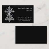 Freemasonenkreuz Visitenkarte (Vorne/Hinten)