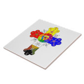 Freemasonic Rosy Cross Fliese (Seite)