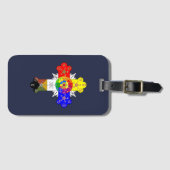Freemasonic Rosy Cross Gepäckanhänger (Vorderseite (Horizontal))