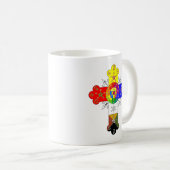 Freemasonic Rosy Cross Kaffeetasse (VorderseiteRechts)