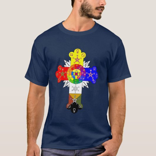 Freemasonic Rosy Cross T-Shirt (Vorderseite)