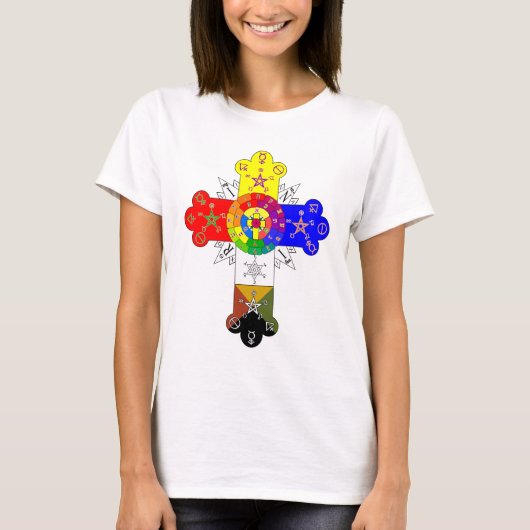 Freemasonic Rosy Cross T-Shirt (Vorderseite)