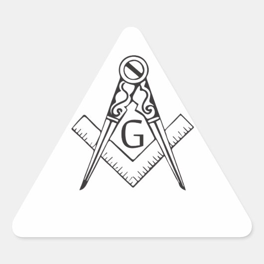 freemasonry.ai dreieckiger aufkleber (Vorderseite)