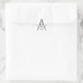 freemasonry.ai dreieckiger aufkleber (Tasche)