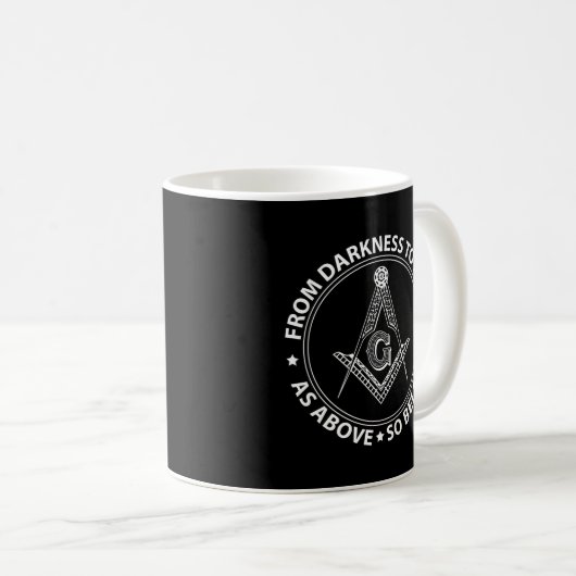Freemasonry emblem kaffeetasse (VorderseiteRechts)