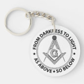 Freemasonry emblem schlüsselanhänger (Vorderseite)