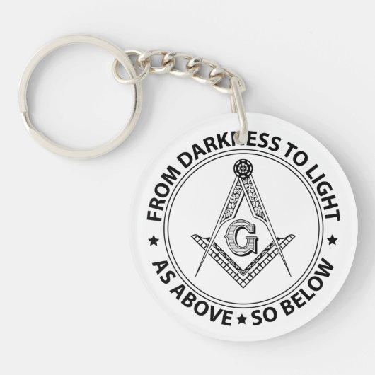 Freemasonry emblem schlüsselanhänger (Vorderseite)