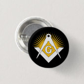 Freemasonry symbol button (Vorne & Hinten)